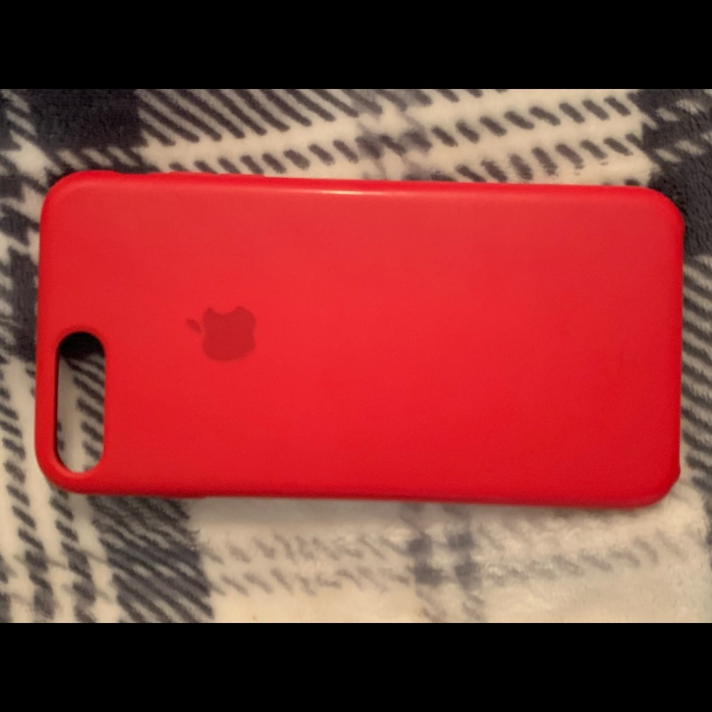 Red Apple Silicon iPhone 7/8 PLUS Phone Case